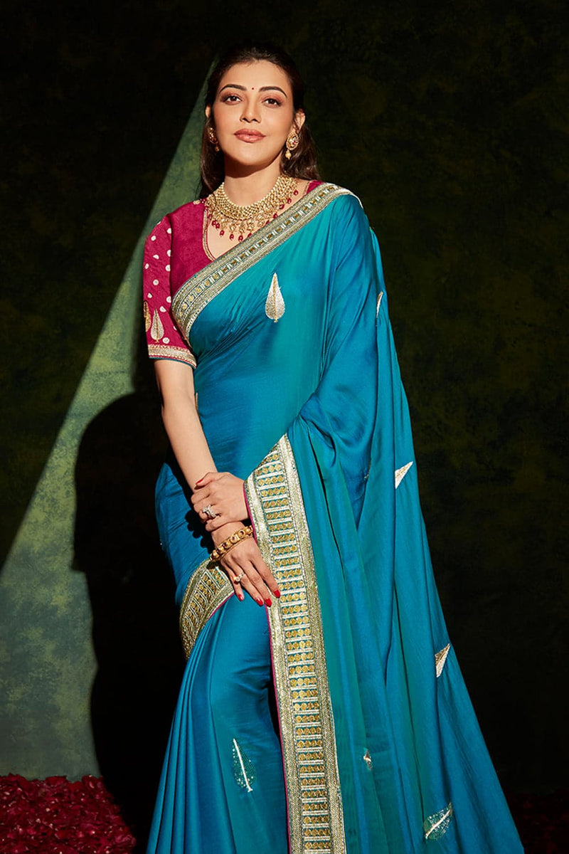 Buy Blue Colour Georgette Designer Saree | Sari | indian Saree